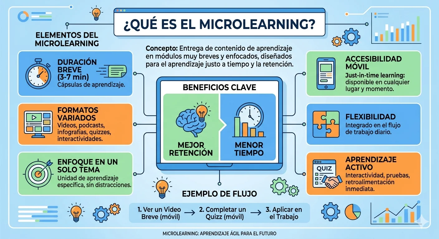 Microlearning en los curso de GratisCapacita